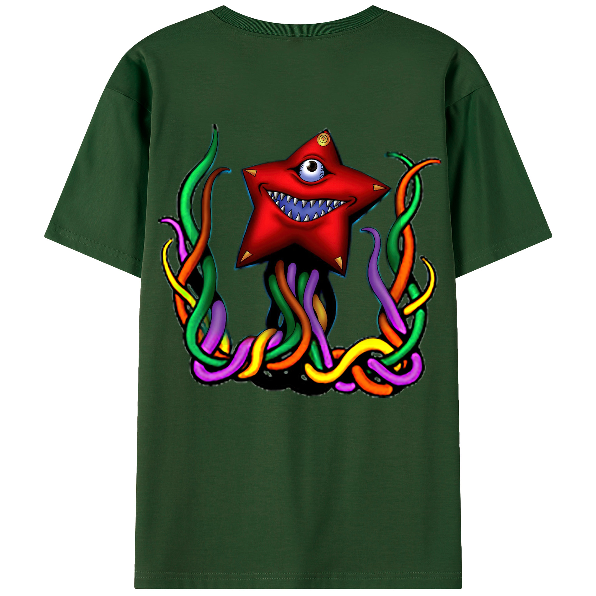 （画像用） 遊☆戯☆王 Yu-Gi-Oh! 綿100％半袖Tシャツ（背面プリント）